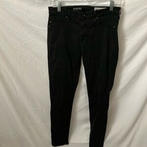 Anthropologie: Black “The Abbey Ankle” Mid-Rise super skinny ankle- 28R